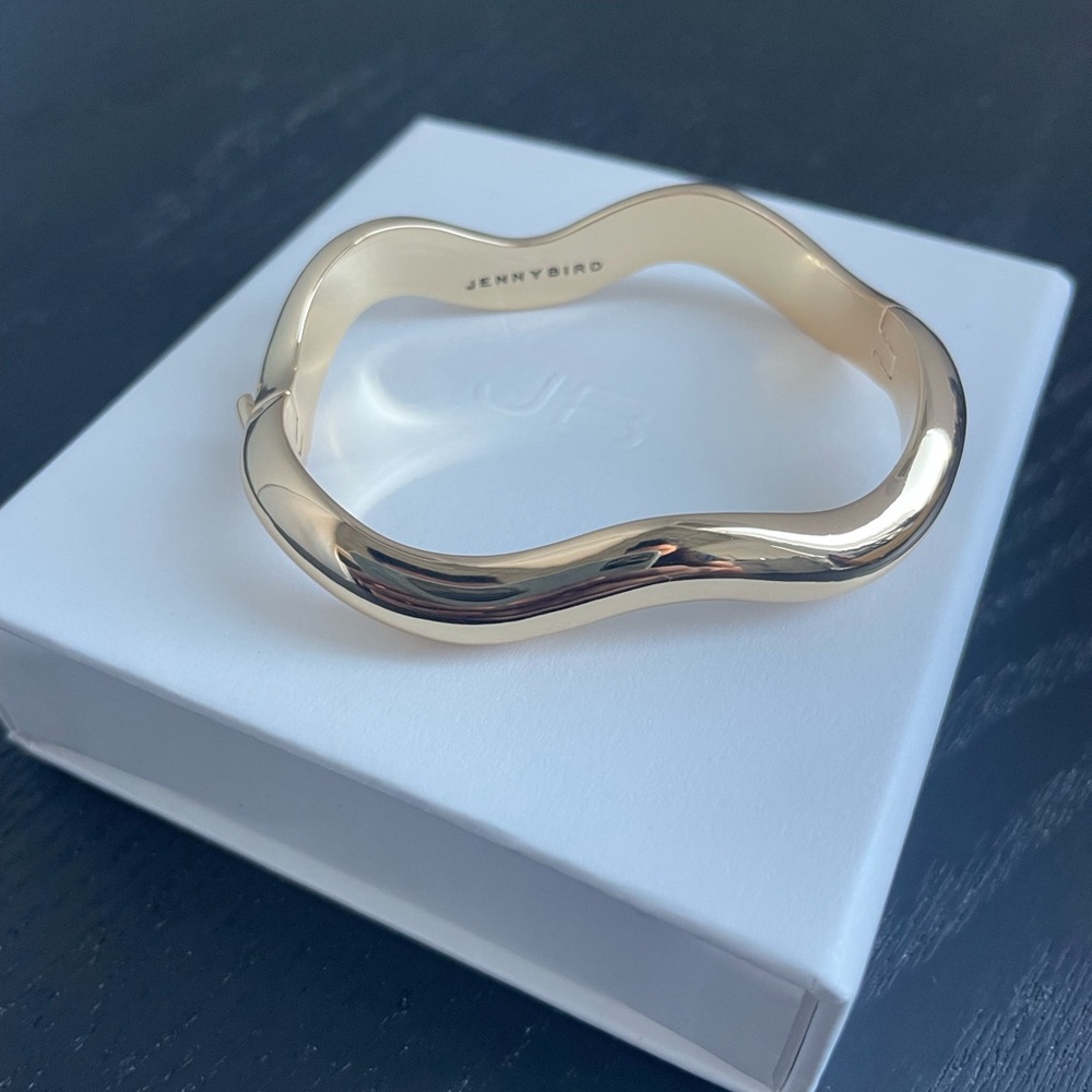 Jenny Bird Gold Wave Bracelet